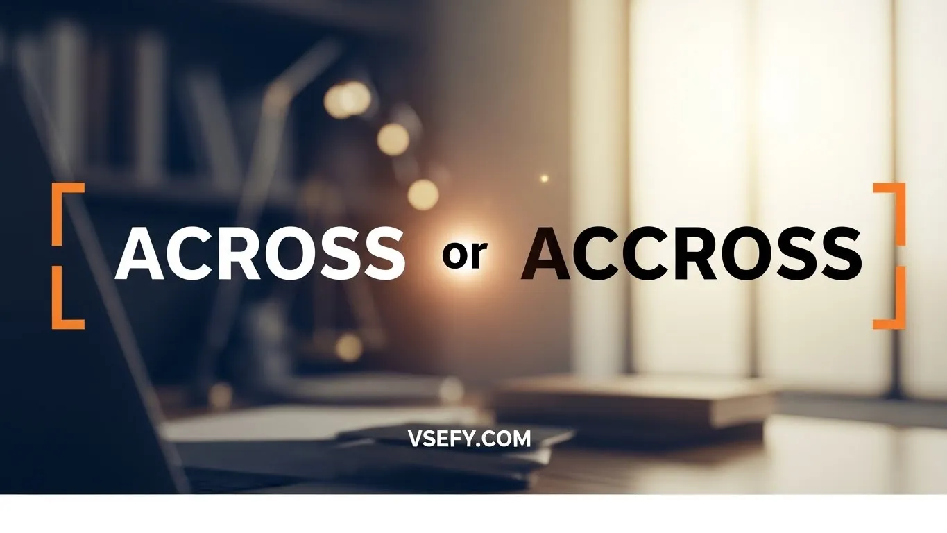 Across or Accross