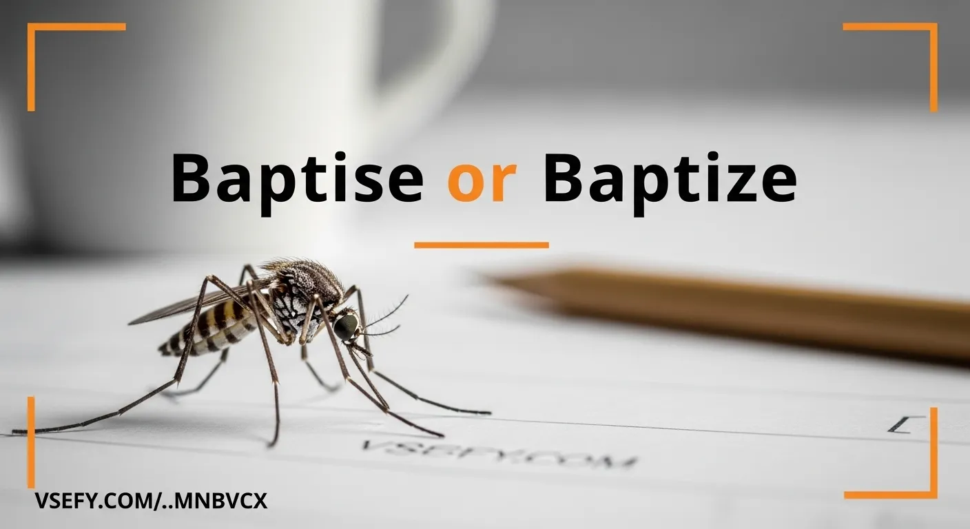 Baptise or Baptize