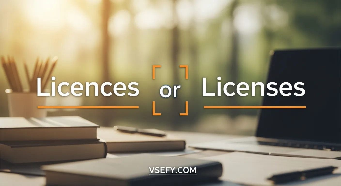 Licences or Licenses