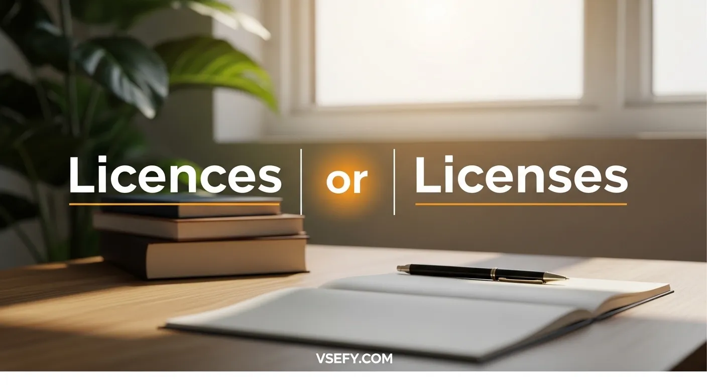 Licences or Licenses
