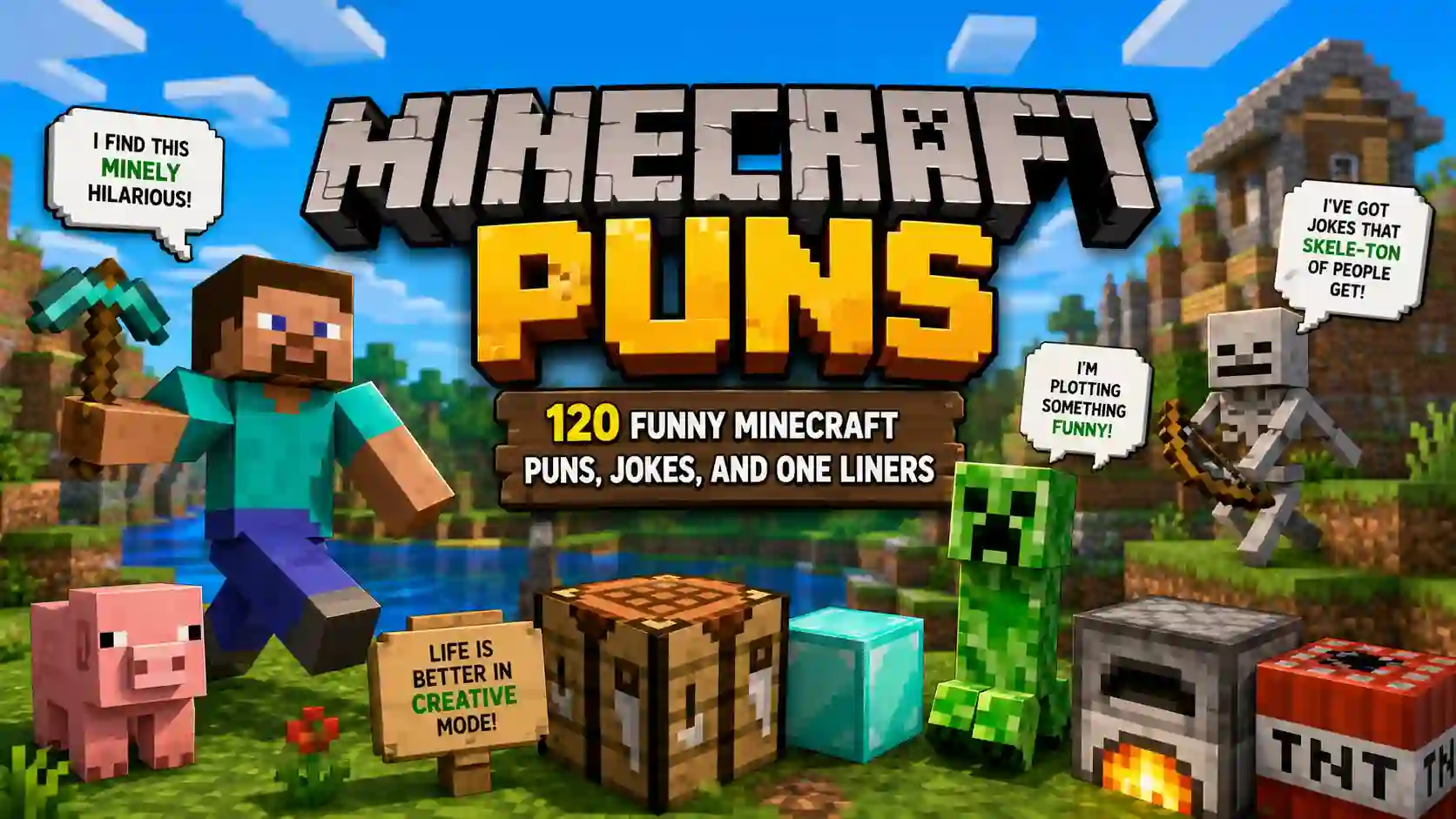 Minecraft Puns